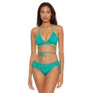 BECCA Rebecca Virtue Socialite Vera Wrap Halter Top D Cup
